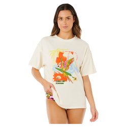 Rip Curl Wave Crest Heritage Tee - Vanilla - Buy online today at Down the Line Surf. International shipping available.