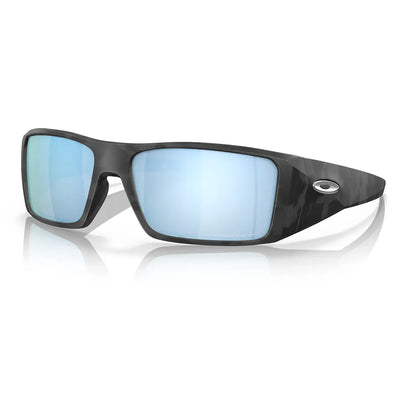 Oakley Heliostat Sunglasses - Matte Balck Camo / Prizm Deep Water Polarized - Buy online today at Down the Line Surf. International shipping available.
