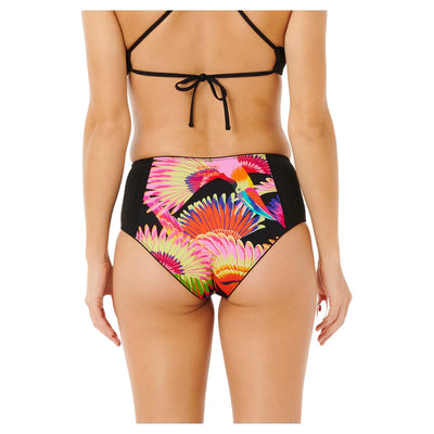 Rip Curl Mirage High Waist Good Coverage Bikini Bottom - Toucan - Buy online today at Down the Line Surf. International shipping available.