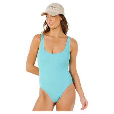 Rip Curl Vibe Surf Cheeky One-Piece Swimsuit - Buy online today at Down the Line Surf. International shipping available.