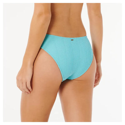 Rip Curl Vibe Surf Good Hipster Bikini Bottom - Sea Blue - Buy online today at Down the Line Surf. International shipping available.