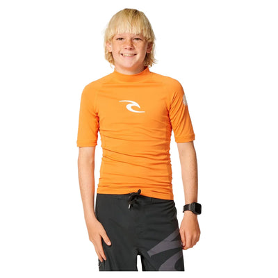 Rip Curl Boy's Waves UPF Short Sleeve Rash Vest - Buy online today at Down the Line Surf. International shipping available.