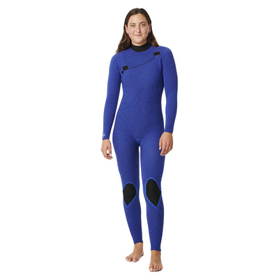 Rip Curl Women's E Bomb 5/3mm Zip Free Wetsuit - Black - Buy online today at Down the Line Surf. International shipping available.