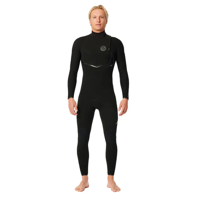 Rip Curl E Bomb 5/3 Zip Free Wetsuit - Black - Buy online today at Down the Line Surf. International shipping available.