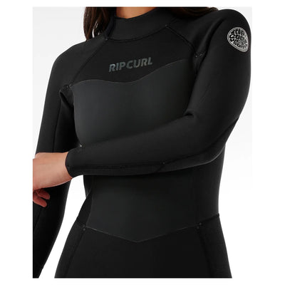 Rip Curl Women's Dawn Patrol 4/3 Back Zip Wetsuit - Black - 2025/26 - Buy online today at Down the Line Surf. International shipping available.