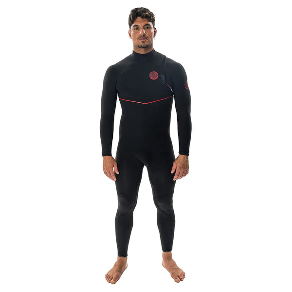 Rip Curl Flashbomb Fusion 5/3mm Zip Free Wetsuit - Black - 24/25