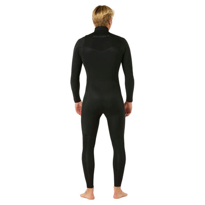 Rip Curl Dawn Patrol 4/3mm Chest Zip Wetsuit - Black - 2026 - Buy online today at Down the Line Surf. International shipping available.