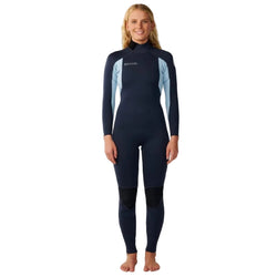 Rip Curl Women's Trad 3/2mm Back Zip Wetsuit - Navy - Buy online today at Down the Line Surf. International shipping available.