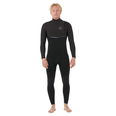 Rip Curl E Bomb 4/3mm Zip Free Wetsuit - Black - 2026 - Buy online today at Down the Line Surf. International shipping available.