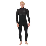 Rip Curl E Bomb 4/3mm Zip Free Wetsuit - Black - 2026 - Buy online today at Down the Line Surf. International shipping available.
