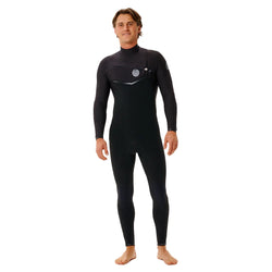 Rip Curl E Bomb 3/2mm Chest Zip Wetsuit - Black - 2026 - Buy online today at Down the Line Surf. International shipping available.