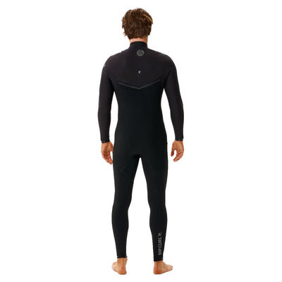 Rip Curl E Bomb 3/2mm Chest Zip Wetsuit - Black - 2026 - Buy online today at Down the Line Surf. International shipping available.