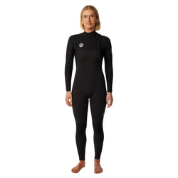 Rip Curl Women's Elasto 5/4 Zipfree Wetsuit - Black - Buy online today at Down the Line Surf. International shipping available.