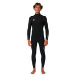Rip Curl Men's Elasto 5/4 Zipfree Wetsuit - Black - Buy online today at Down the Line Surf. International shipping available.