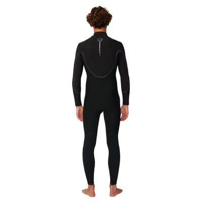 Rip Curl Men's Elasto 5/4 Zipfree Wetsuit - Black - Buy online today at Down the Line Surf. International shipping available.