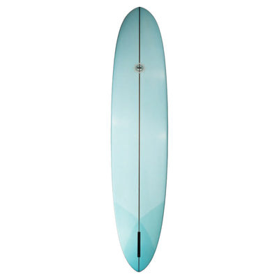 Bing Spoiler Longboard - 9'6" - Light Blue/Yellow - Buy online today at Down the Line Surf. International shipping available.
