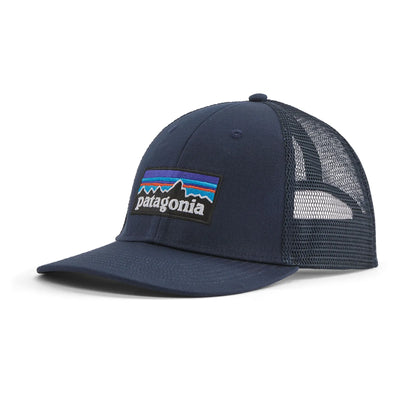 Patagonia P-6 Logo LoPro Trucker Hat - New Navy - Buy online today at Down the Line Surf. International shipping available.