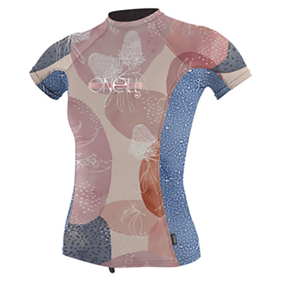 O'Neill Girls Premium Skins Short Sleeve Rash Vest - HK6 - Buy online today at Down the Line Surf. International shipping available.