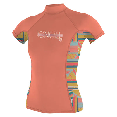 O'Neill Girl's Premium Skins Short Sleeve Rash Vest - IG5 - Buy online today at Down the Line Surf. International shipping available.