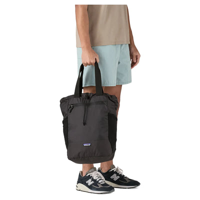 Patagonia Terravia Tote Pack 24L - Black - Buy online today at Down the Line Surf. International shipping available.