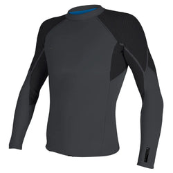 O'Neill Hyperfreak 1.5mm Long Sleeved Top - IR8- Temp Steel/Graphite - Buy online today at Down the Line Surf. International shipping available.