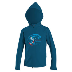O'Neill Toddler O'Zone Sun Hooded Rashvest - Ultrablue - Buy online today at Down the Line Surf. International shipping available.