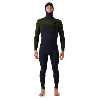 O'Neill Hyperfreak 5/4+ Chest Zip Hooded Wetsuit - IN6 - 25/26