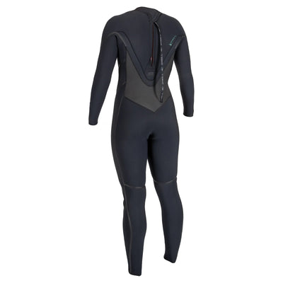 O'Neill Women's Psycho Tech 5/4+ Back Zip Wetsuit - A00 - Black - Buy online today at Down the Line Surf. International shipping available.