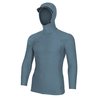 O'Neill Hyperfreak Skins Hooded Long Sleeved Rash Guard - IQ9 - BlueFusion - Buy online today at Down the Line Surf. International shipping available.