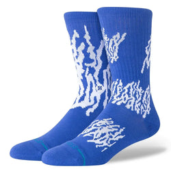 Stance Glacier Crew Socks - Cobalt Blue - Buy online today at Down the Line Surf. International shipping available.