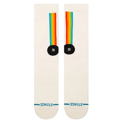 Stance Aperture Crew Socks - White - Buy online today at Down the Line Surf. International shipping available.