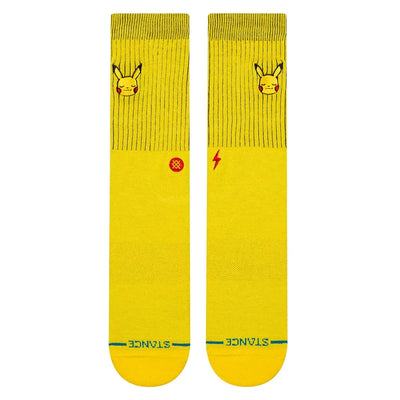 Stance Pikachu Crew Socks - Yellow - Buy online today at Down the Line Surf. International shipping available.
