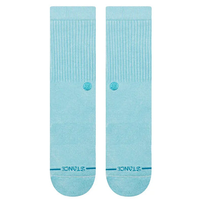 Stance Icon Dyed Crew Socks - Electric Blue - Buy online today at Down the Line Surf. International shipping available.