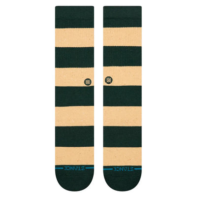 Stance Nep Stripe Crew Socks - Pine - Buy online today at Down the Line Surf. International shipping available.