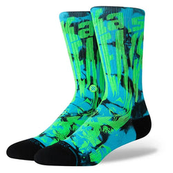 Stance Socks Atliens Crew Socks - Black - Buy online today at Down the Line Surf. International shipping available.