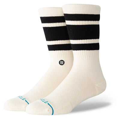 Stance Socks Boyd Cozy Crew - Black/White - Buy online today at Down the Line Surf. International shipping available.