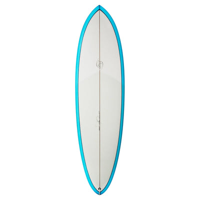 Bing Alpha Mini Surfboard - 6'6 - Turquoise - Buy online today at Down the Line Surf. International shipping available.