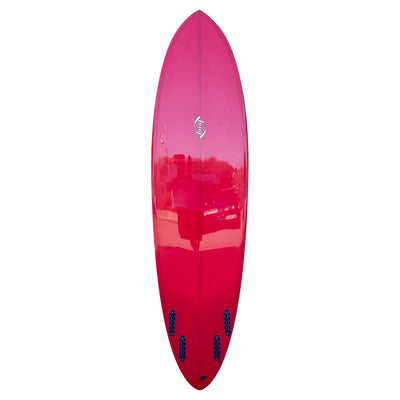 Bing Alpha Pin Surfboard - 7'0 - Red - Buy online today at Down the Line Surf. International shipping available.