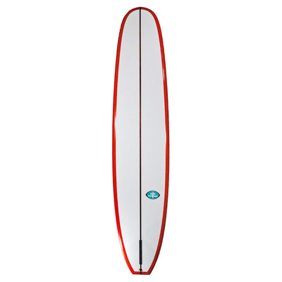 Bing California Square Type 2 Longboard - 9'8 - Burnt Orange - Buy online today at Down the Line Surf. International shipping available.