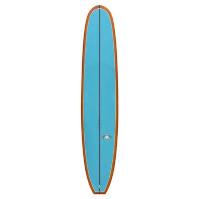 Bing California Square Longboard - 9'8" Orange/Turquoise - Buy online today at Down the Line Surf. International shipping available.