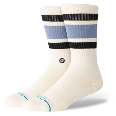 Stance Socks Boyd St Crew Socks - Stone Blue - Buy online today at Down the Line Surf. International shipping available.
