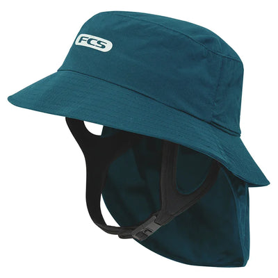 FCS Essential Surf Bucket Hat - Tidal Teal - Buy online today at Down the Line Surf. International shipping available.