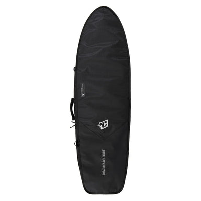 Creatures of Leisure Fish Travel DT2.0 Boardbag - Black/Silver - Buy online today at Down the Line Surf. International shipping available.