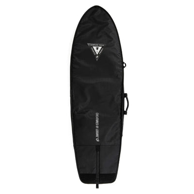 Creatures of Leisure Fish Travel DT2.0 Boardbag - Black/Silver - Buy online today at Down the Line Surf. International shipping available.