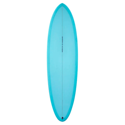 Channel Islands CI Mid Twin Surfboard - Light Blue - Buy online today at Down the Line Surf. International shipping available.