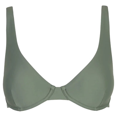 Rhythm Classic Underwire Top - Olive - Buy online today at Down the Line Surf. International shipping available.