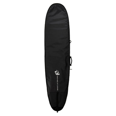 Creatures of Leisure Longboard Day Use DT2.0 Boardbag - Black/Silver - Buy online today at Down the Line Surf. International shipping available.