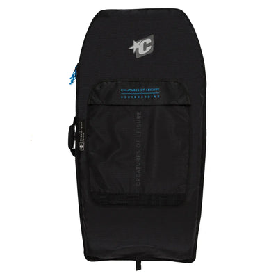 Creatures of Leisure Bodyboard Day Use Boardbag - Black Cyan - Buy online today at Down the Line Surf. International shipping available.