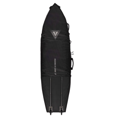Creatures of Leisure Shortboard Quad Wheely DT2.0 Boardbag - Black/Silver - Buy online today at Down the Line Surf. International shipping available.