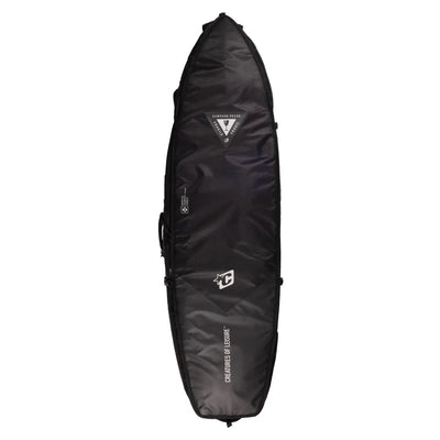 Creatures of Leisure Shortboard Multi Tour Wheely DT2.0 Boardbag - Black/Silver - Buy online today at Down the Line Surf. International shipping available.